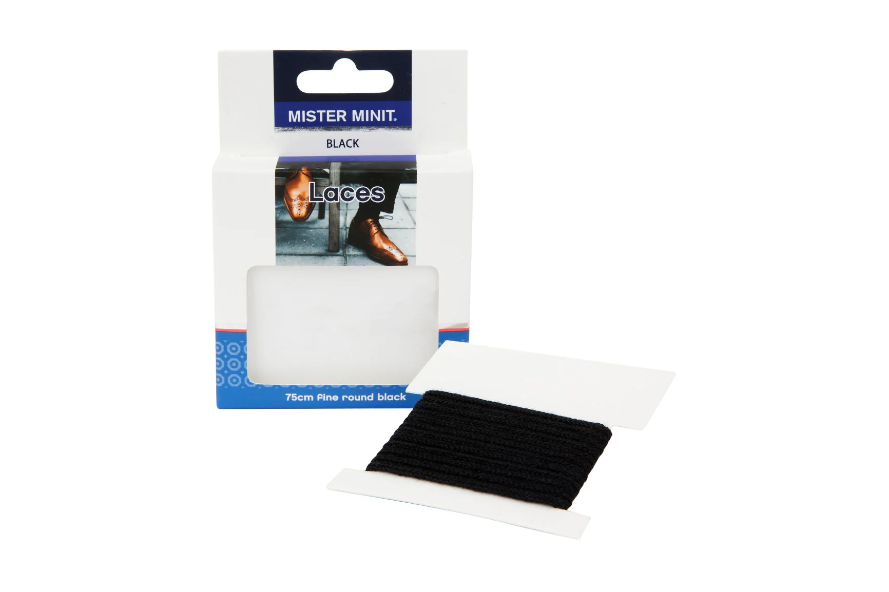 75cm Fine Round Black Laces - Image 3