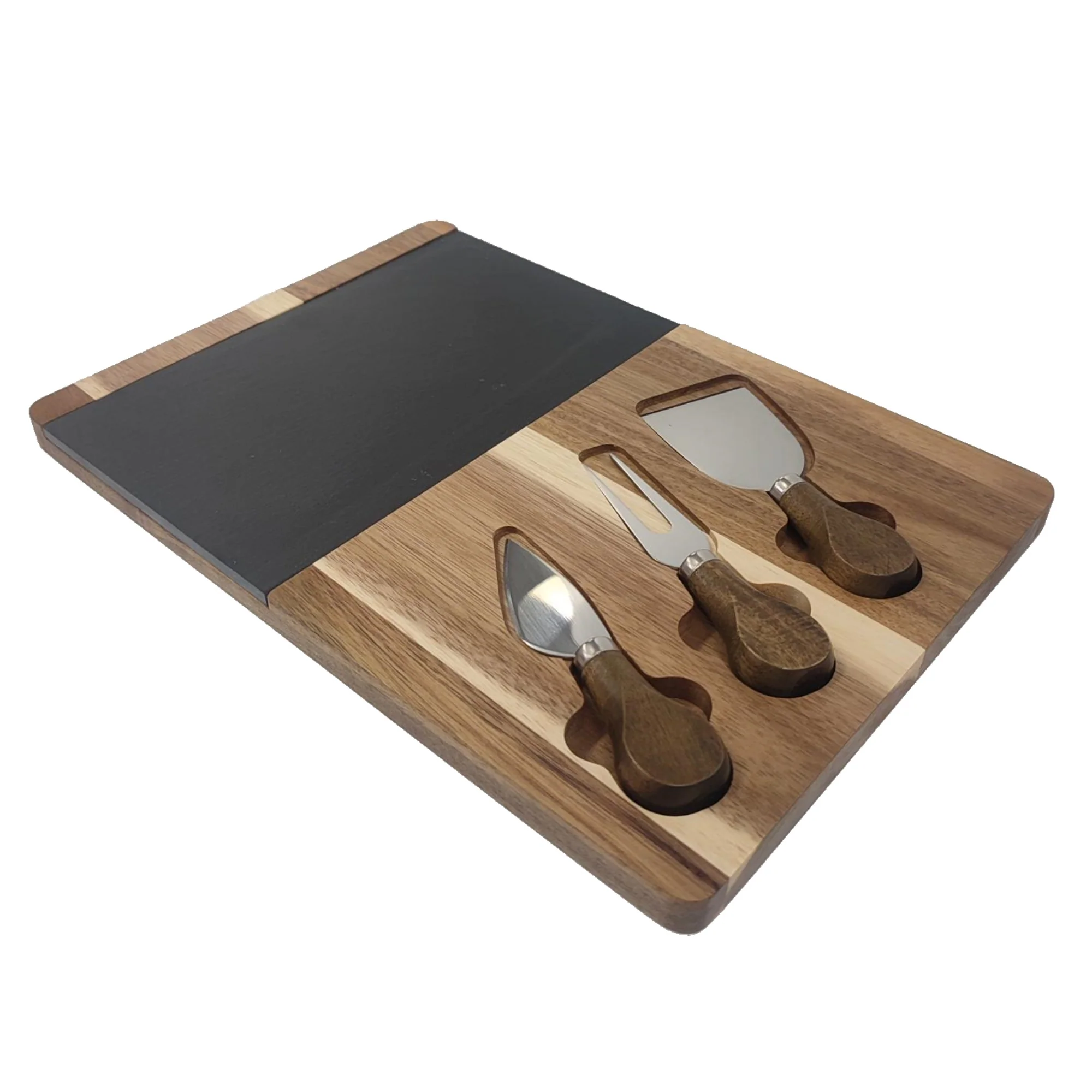 Personalised Bamboo Cheese Board Gift Set - Image 5