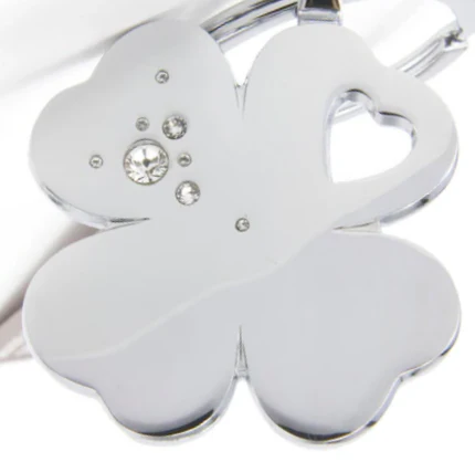 Best Friend Clovers With Swarovski Crystals Keyring - Image 5