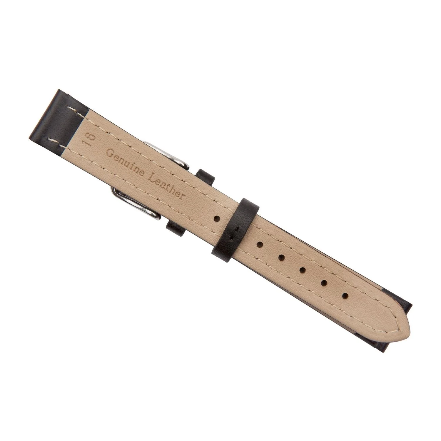 Black Calf Leather Watch Band - Image 3