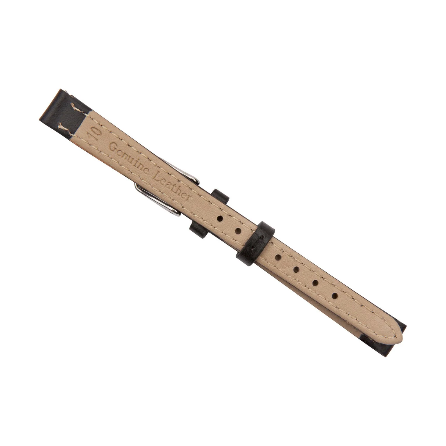 Black Calf Leather Watch Band - Image 7