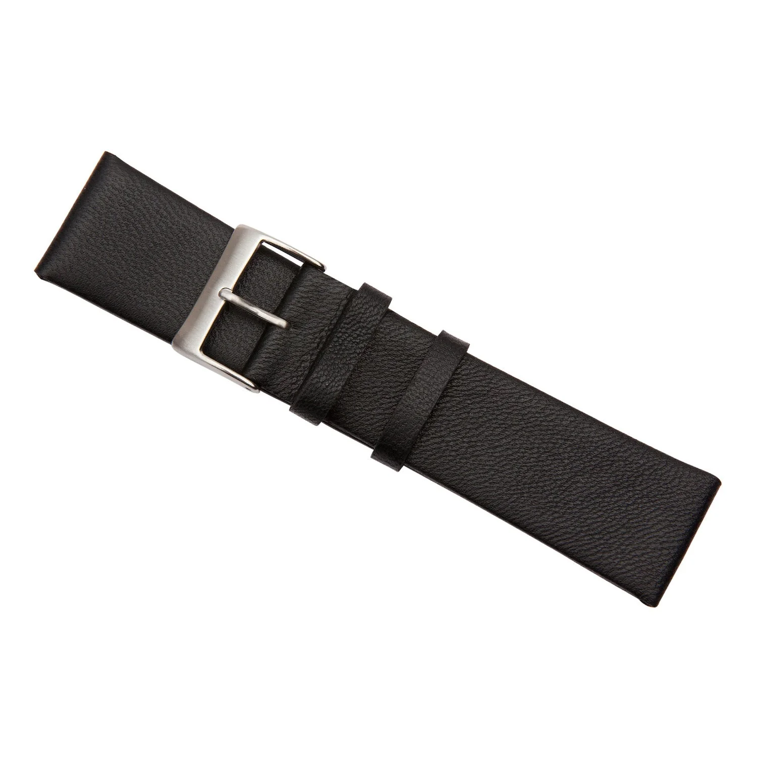 Black Lambskin Leather Watch Band - Image 12