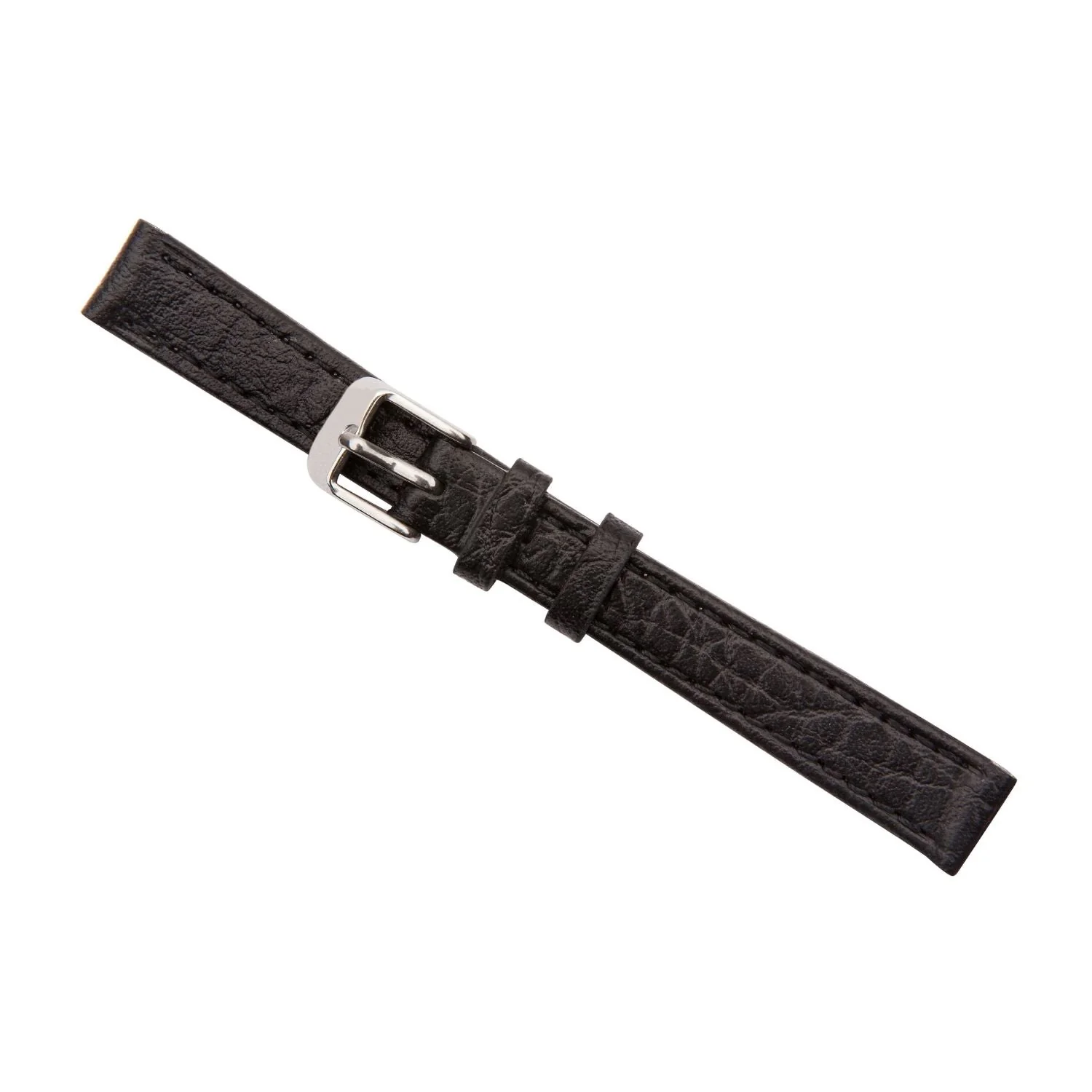 Black Soft Italian Buffalo Leather Watch Band - Image 4