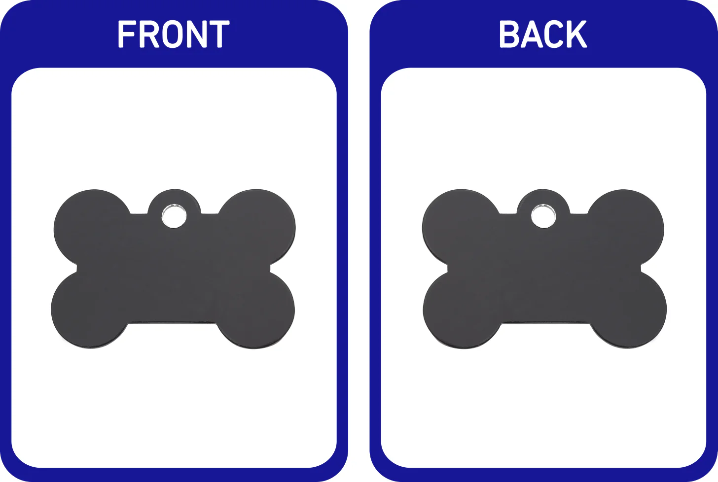 Anodised Aluminium Bone Dog Tags - Image 5