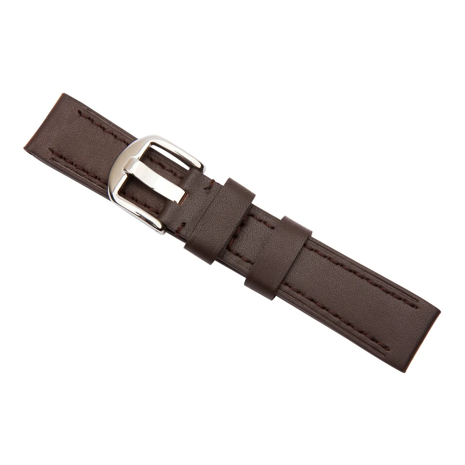 Brown Industrial Calf Leather Watch Band - Image 5