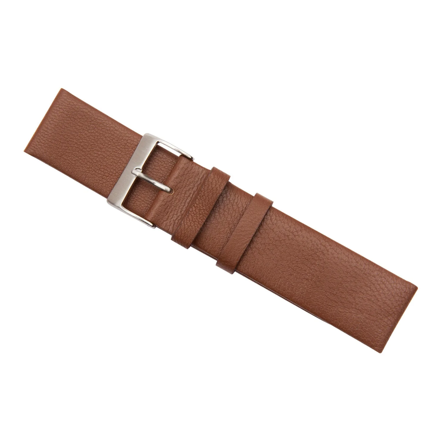 Brown Lambskin Leather Watch Band - Image 8