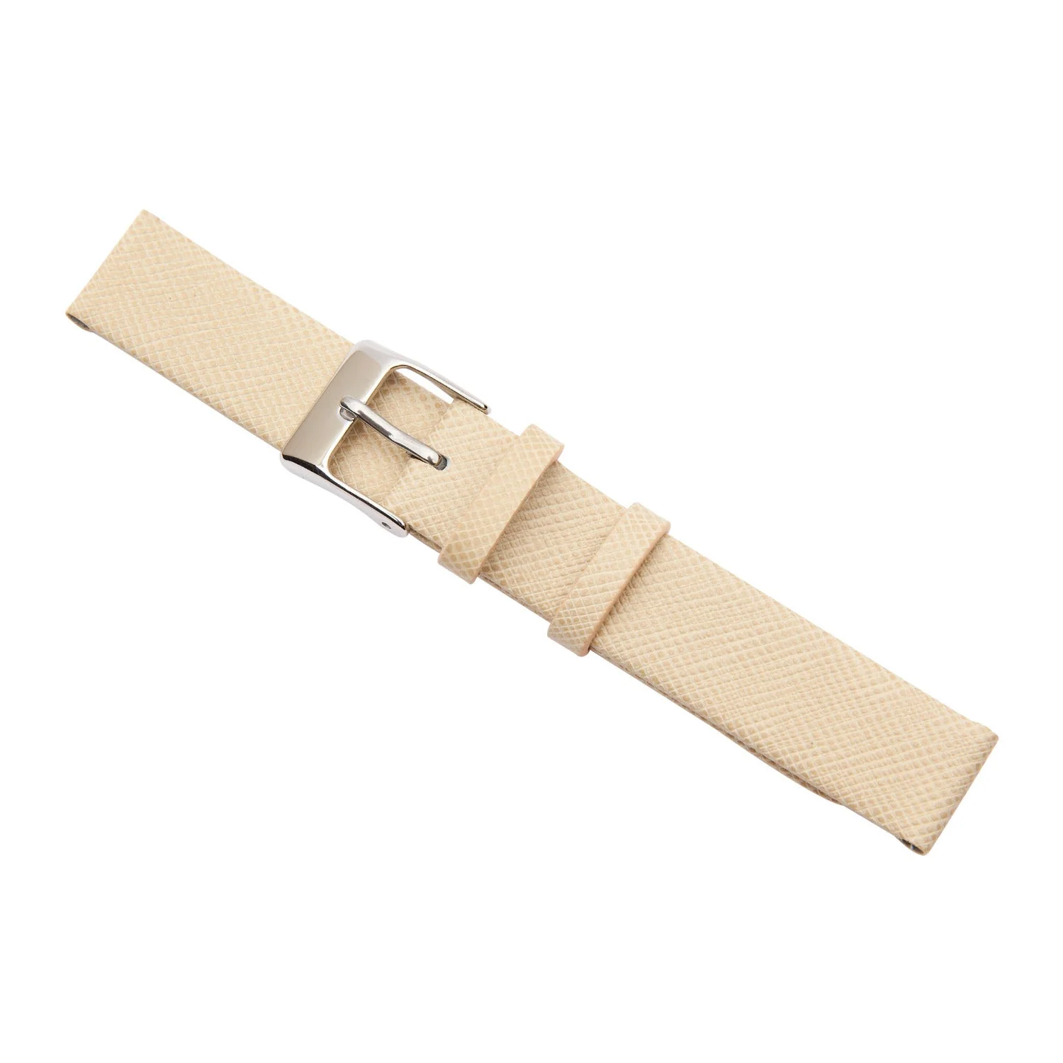 Cream Calf Leather Watch Band - Image 6