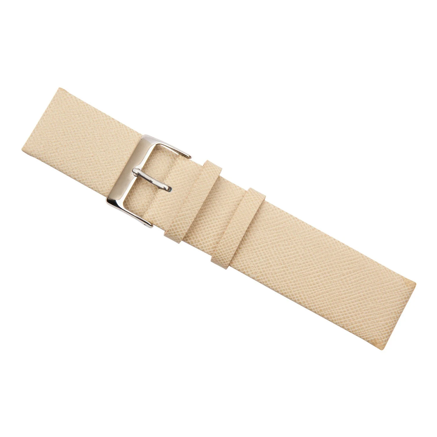 Cream Calf Leather Watch Band - Image 8