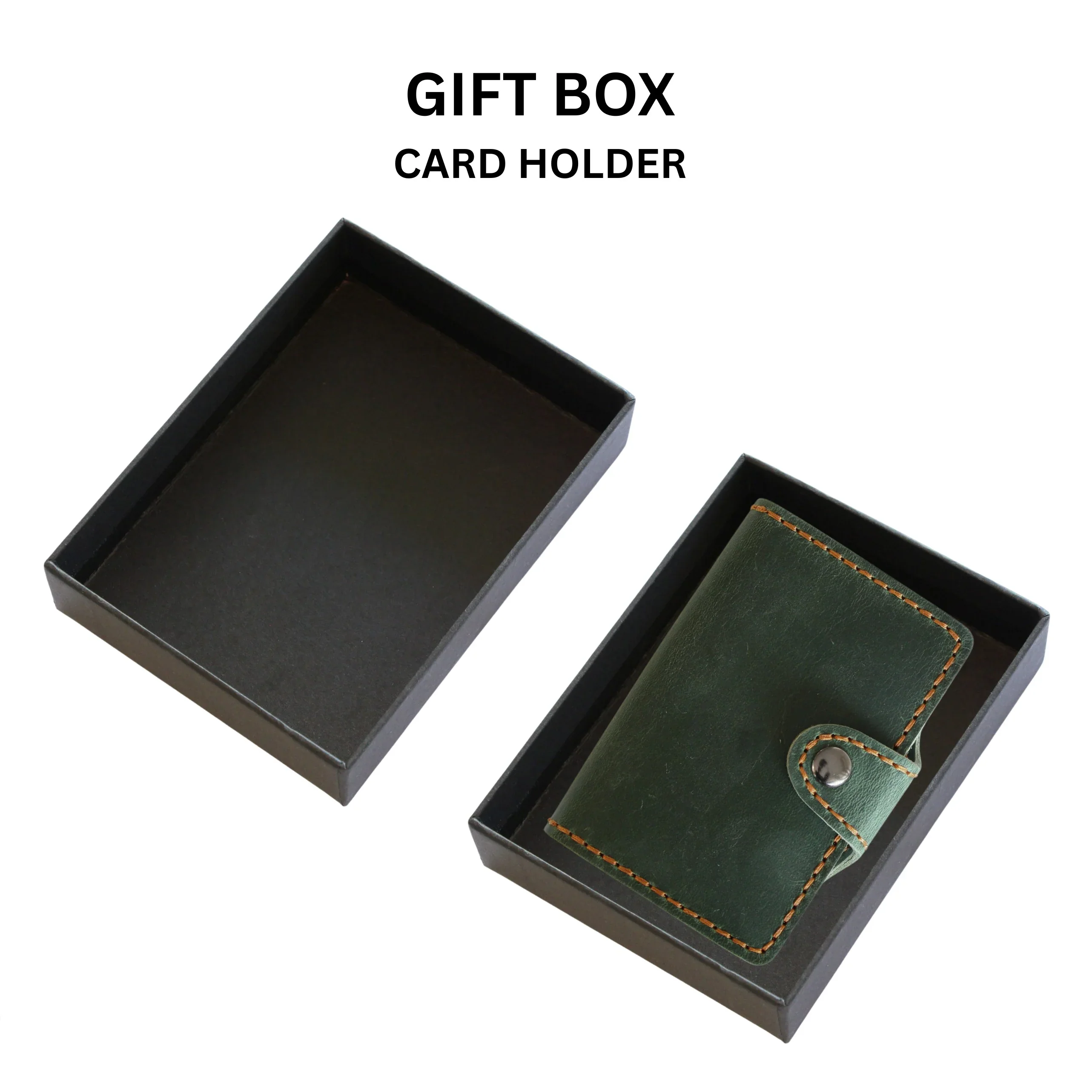 RFID Protected Leather Card Holder - Image 3