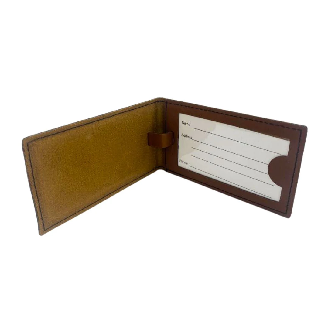 Faux Leather Luggage Tag - Image 2