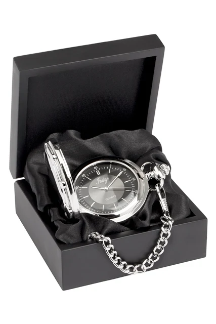 Engravable Silver Pocket Watch