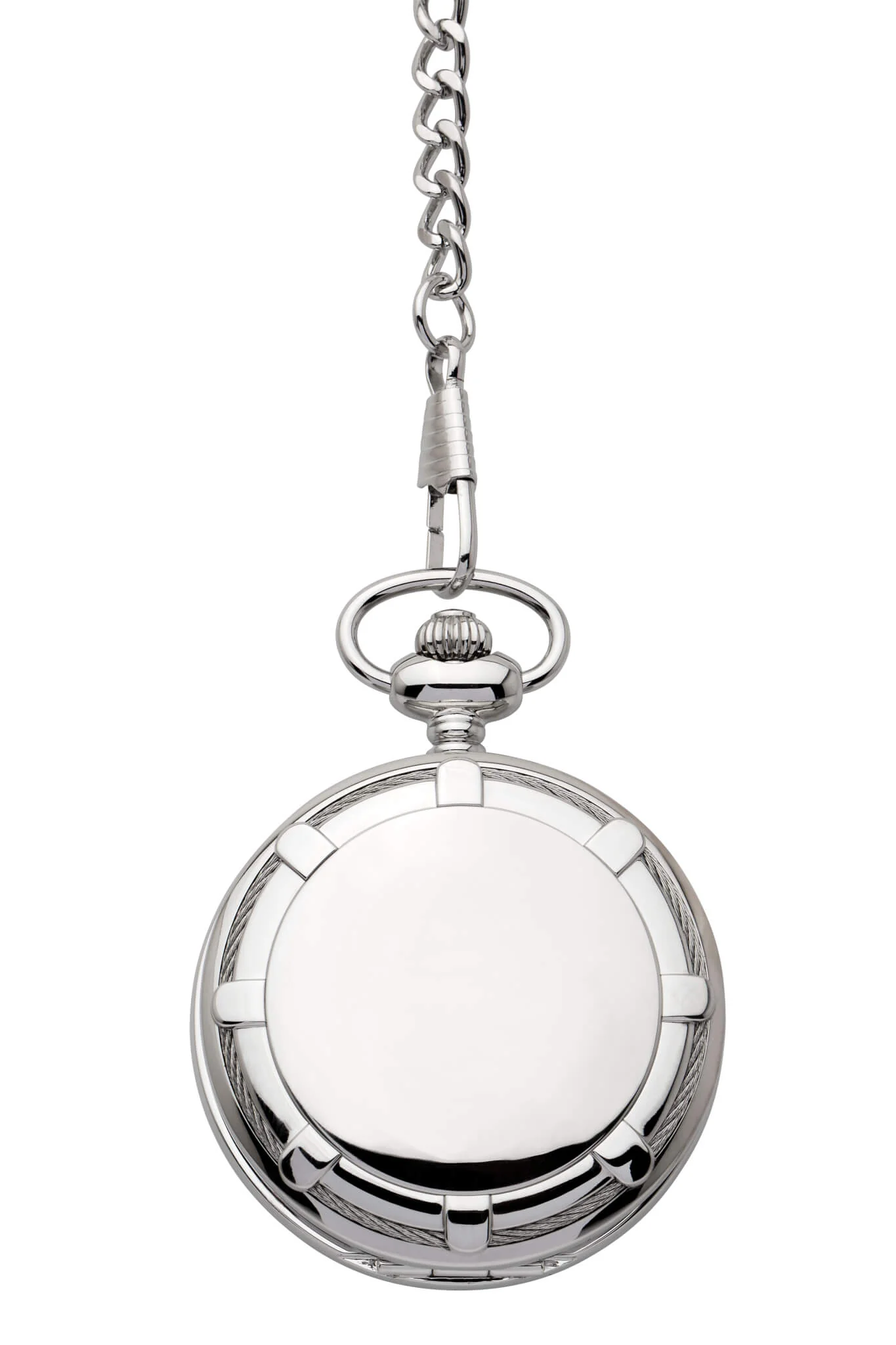 Engravable Silver Pocket Watch - Image 3