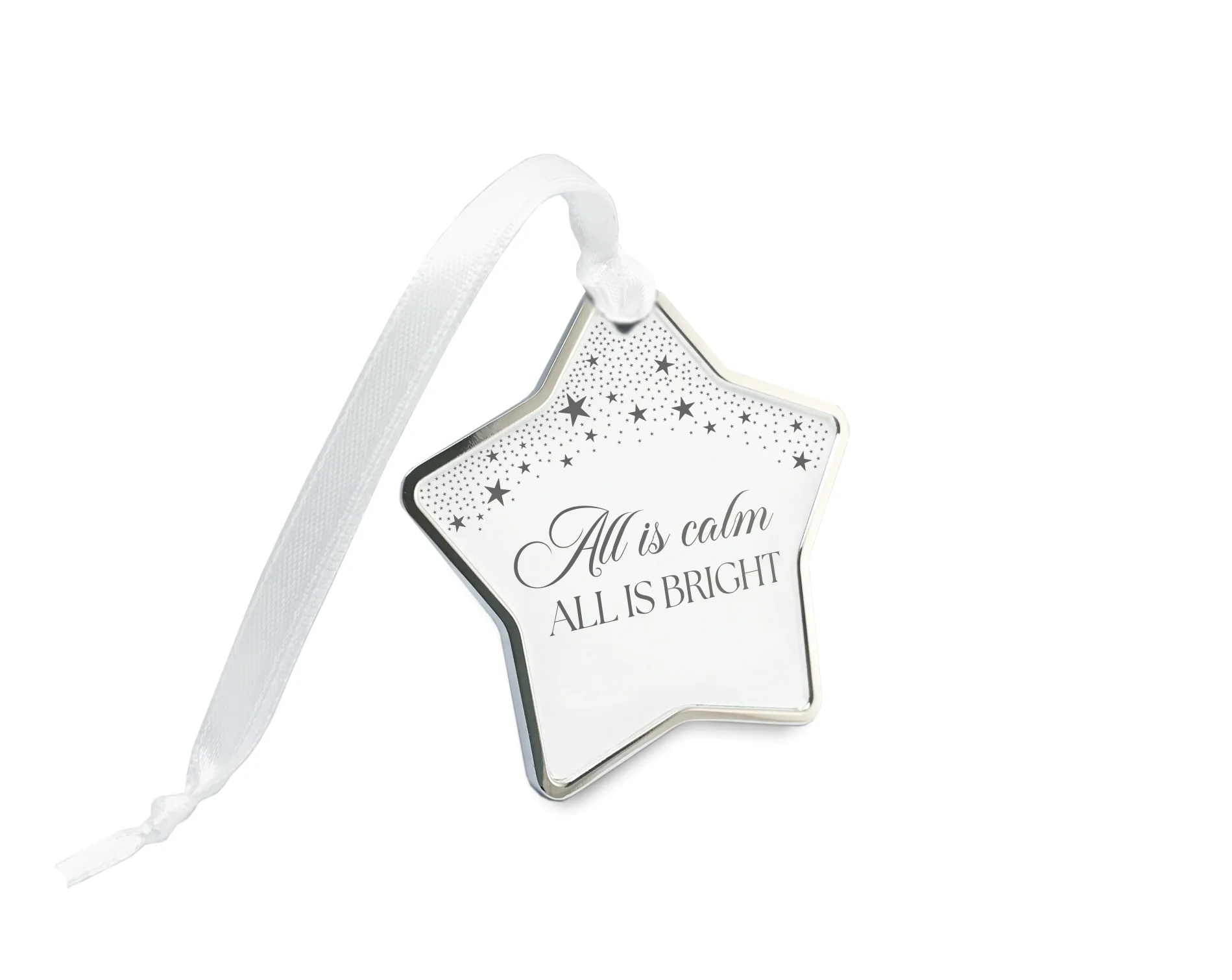 Silver Star Christmas Keepsake