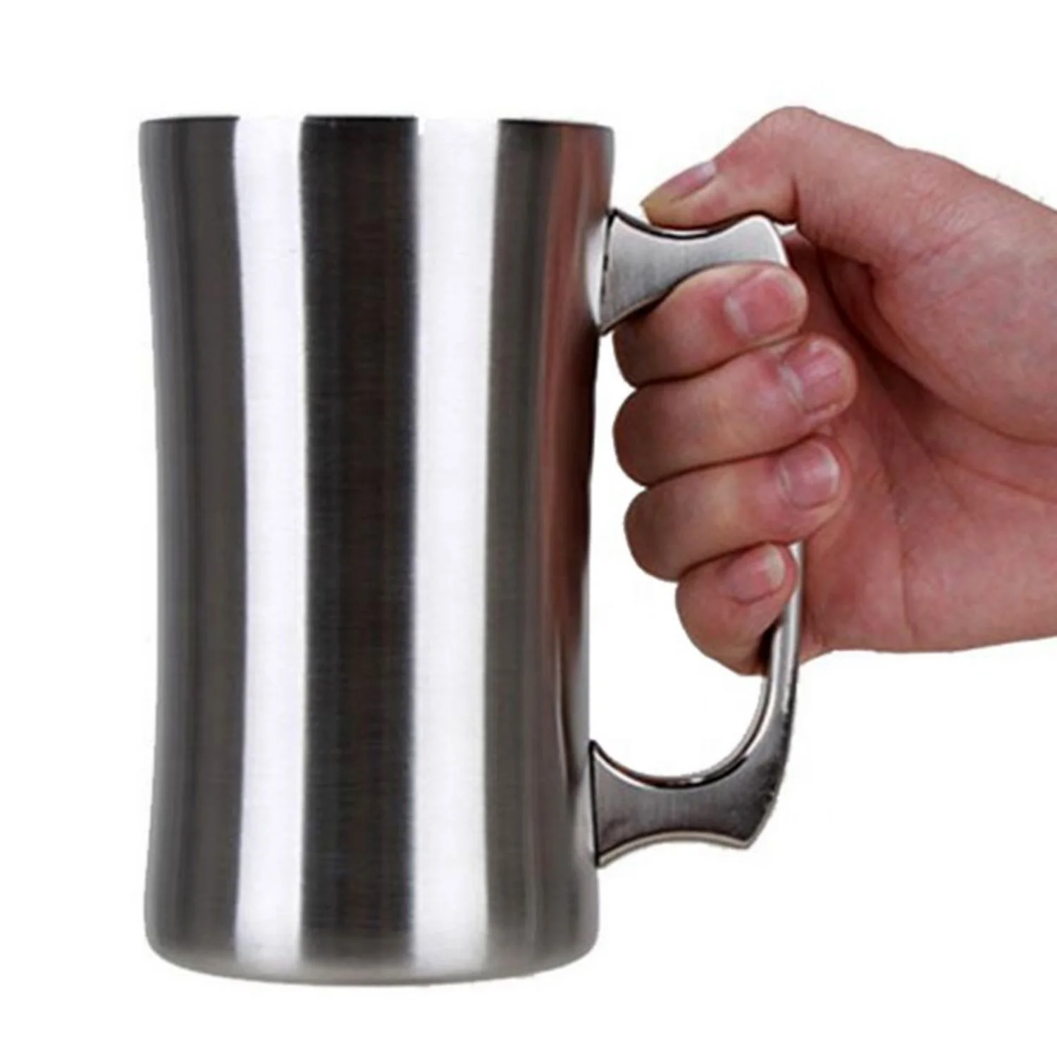 Stainless Steel Beer Tankard - Personalised Gift with Engraving - Image 3